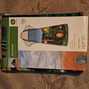 John Deere Collection "Big Tractor" apron panels, new in the package (sew kit)